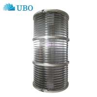 Stainless steel wedge wire rotary screen drum filter for water treatment